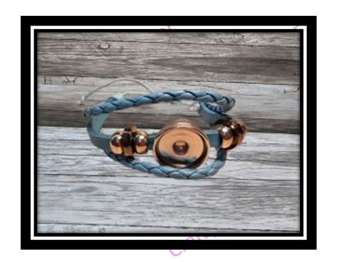 Bracelet Personalized 3 layer Faux Leather