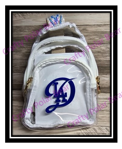 Clear Stadium Sling Bags Personalized