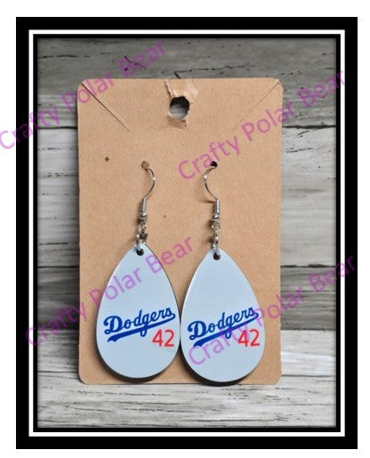 Sports Earrings Custom-Made Personalization