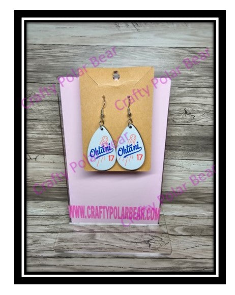 Sports Earrings Custom-Made Personalization