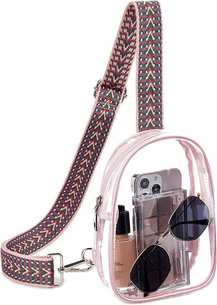 Clear Stadium Sling Bags Personalized