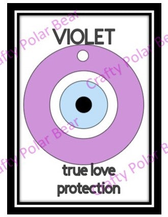 Evil Eye Acrylic Keychain Design