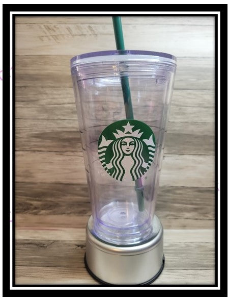 Starbucks Tumbler 16oz Double Wall Snow Globe Cup