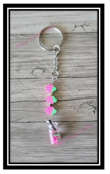 Keychain Fruit Tea Design