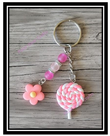 Keychain Lollipop Design