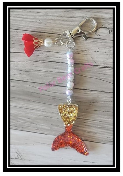 Keychain Mermaid Tail Design