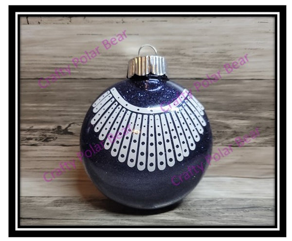 Ornaments 3" Glittered Designs