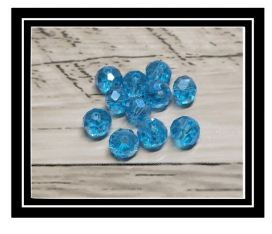 Wine Glass Charm Ring Round Crystal AB Stone Glass