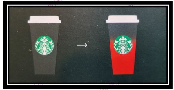 Starbucks Hot Cup Color Changing Holiday 16oz