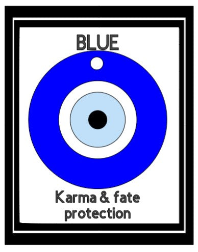 Evil Eye Acrylic Keychain Design