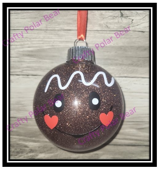 Ornaments 3" Glittered Designs