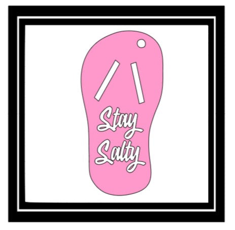Acrylic Personalized Keychain - Beachy & Tropics