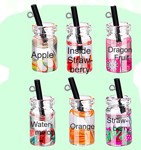 Keychain Fruit Tea Design