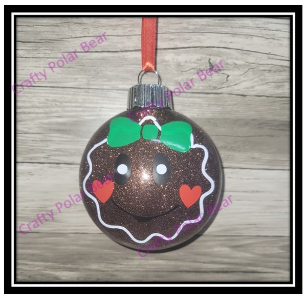 Ornaments 3" Glittered Designs