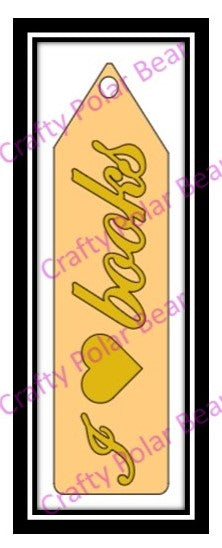 Bookmarker Acrylic or Faux Leather Personalized