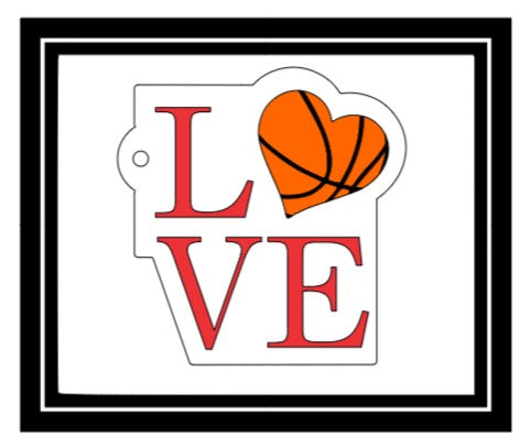Acrylic Personalized Keychain - Sports