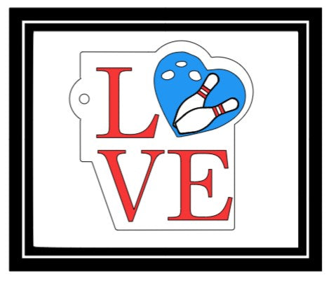 Acrylic Personalized Keychain - Sports