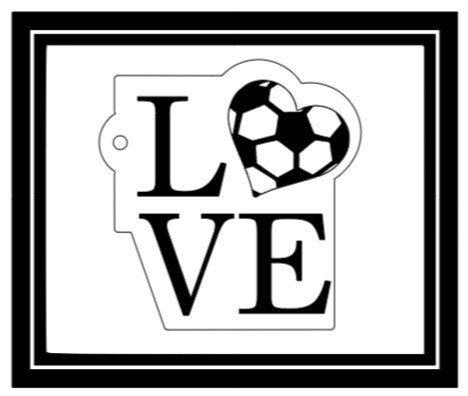 Acrylic Personalized Keychain - Sports