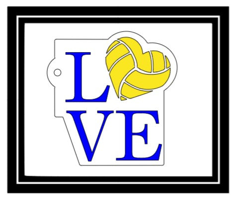 Acrylic Personalized Keychain - Sports