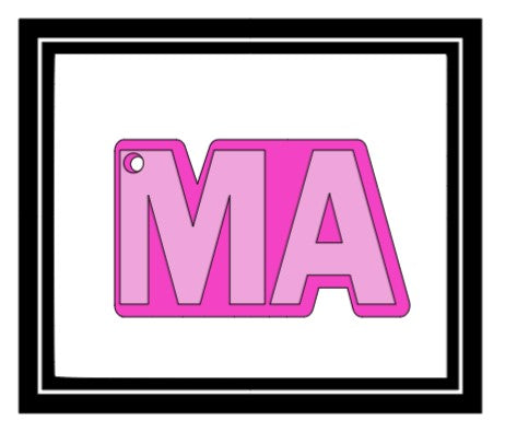 Acrylic Personalized Keychain - Professions