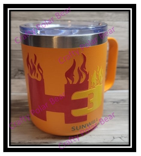 Stainless Steel 14oz Mug with Handle