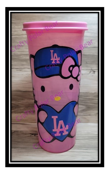 Tumbler Double Wall 22oz cup with Straw
