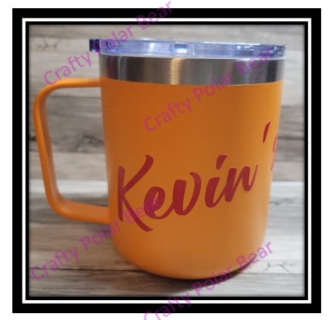 Stainless Steel 14oz Mug with Handle