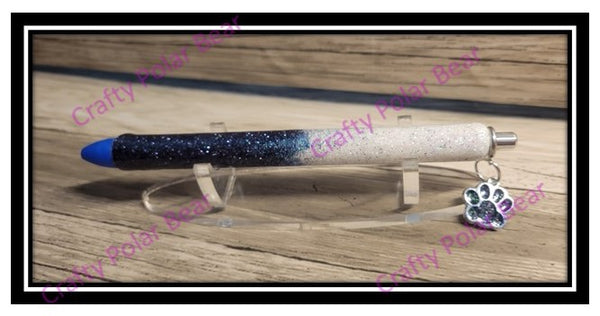 Glittered Multi-Colored Ink Pen Personalized