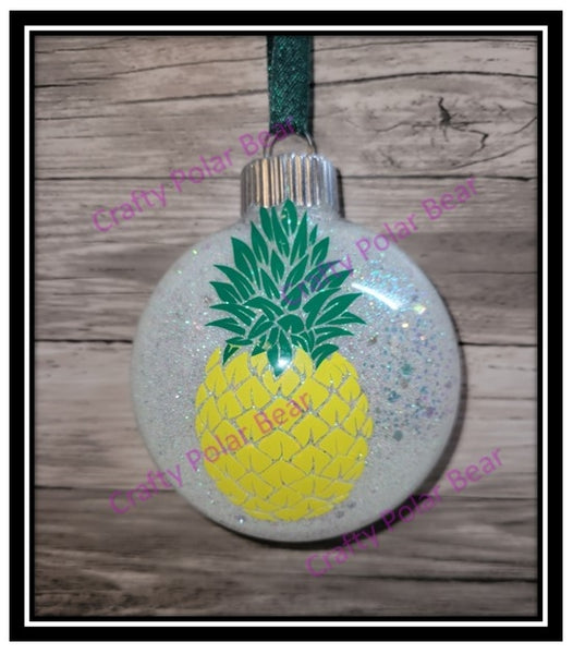 Ornaments 3" Glittered Designs