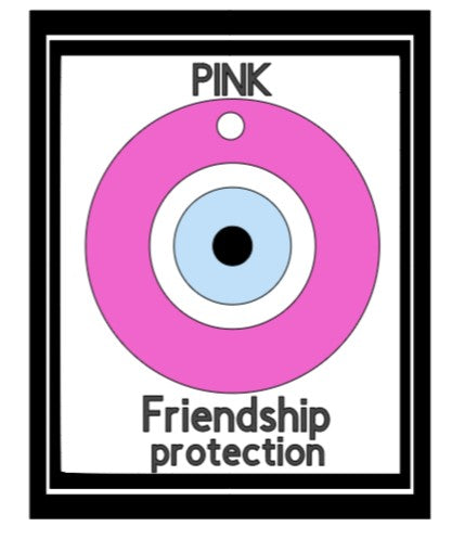 Evil Eye Acrylic Keychain Design