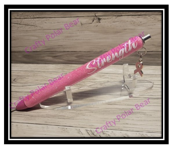 Glittered Multi-Colored Ink Pen Personalized