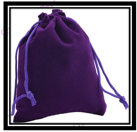 Velvet Dice Pouch Personalized