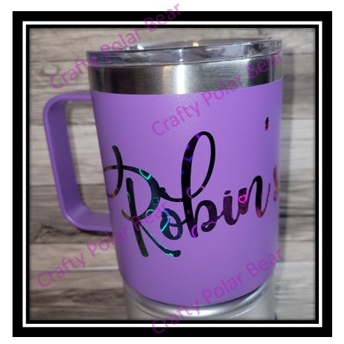 Stainless Steel 14oz Mug with Handle