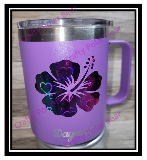 Stainless Steel 14oz Mug with Handle