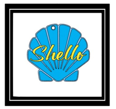 Acrylic Personalized Keychain - Beachy & Tropics