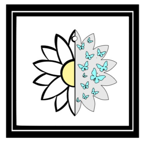 Acrylic Personalized Keychain - Beachy & Tropics