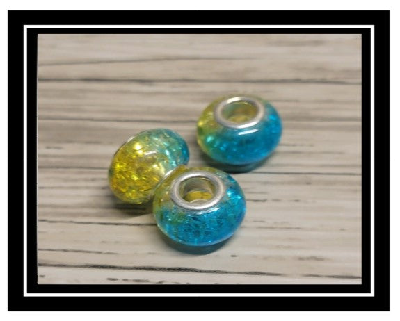 Wine Glass Charm Ring European Glass Rhinestone Bead