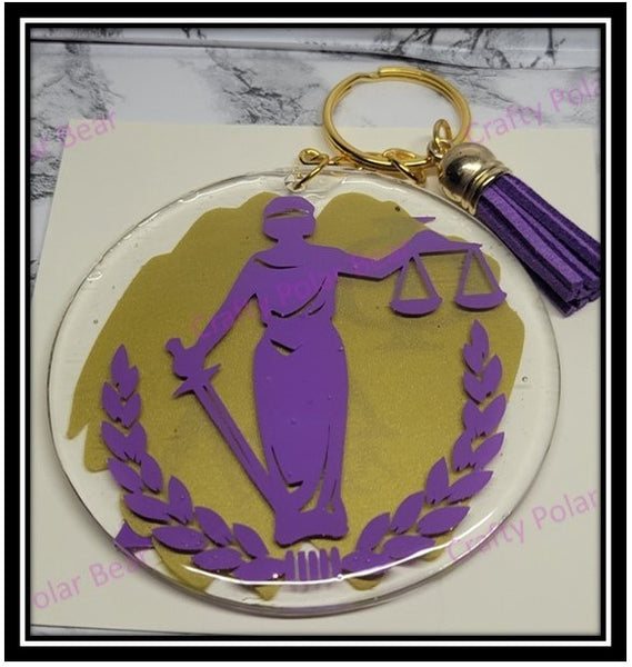 Acrylic Personalized Keychain - Shapes