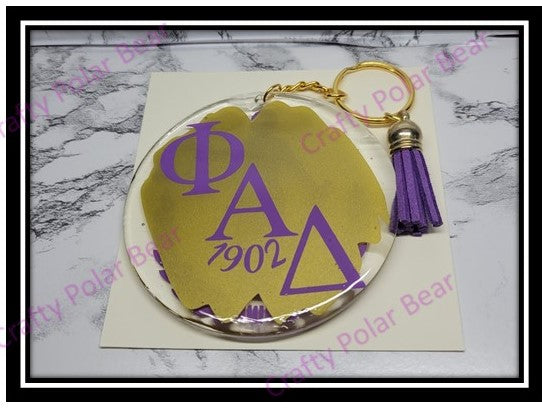 Acrylic Personalized Keychain - Shapes