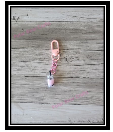 Keychain Boba Tea Design