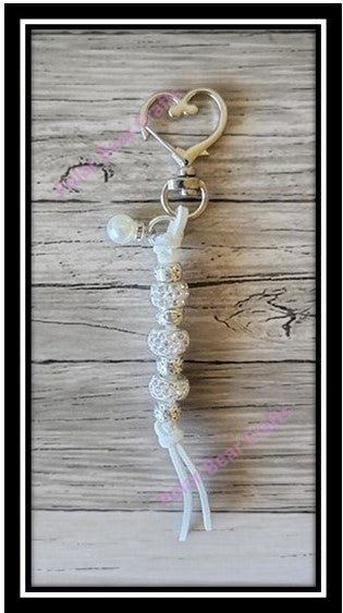 Bridal Zipper Charm