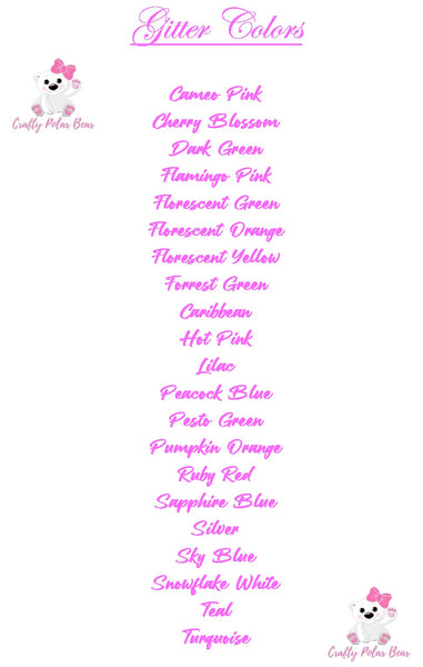 Glittered Multi-Colored Ink Crayola Pen Personalized