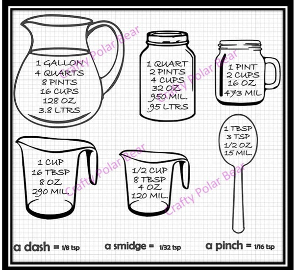 Kitchen Measurement Wall Vinyl Decal