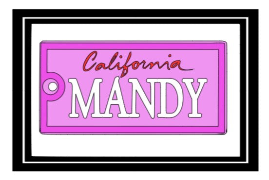 Acrylic Personalized Keychain - States