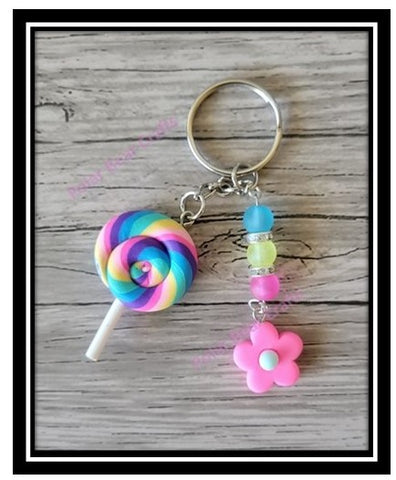 Keychain Lollipop Design