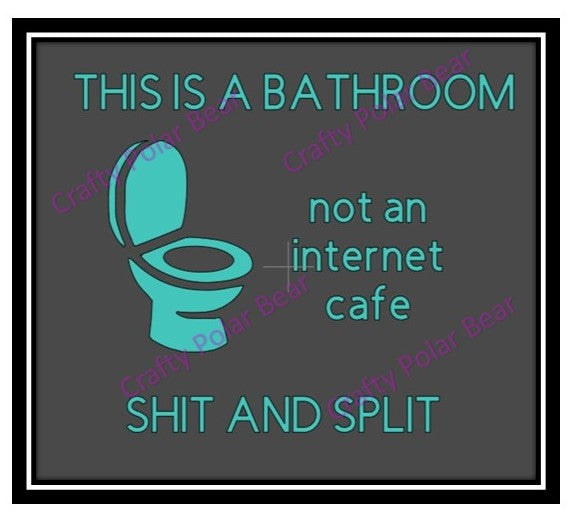 Funny & Personal Signs on Acrylic Frame