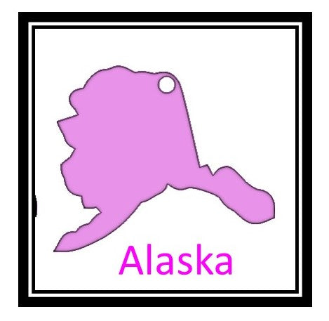 Acrylic Personalized Keychain - States