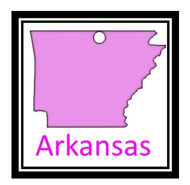 Acrylic Personalized Keychain - States