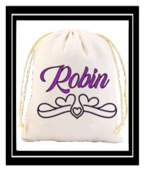 Bridal Party Velvet Drawstring Pouch