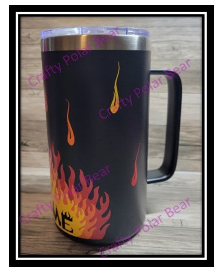 Stainless Steel 24oz Cup with Handle